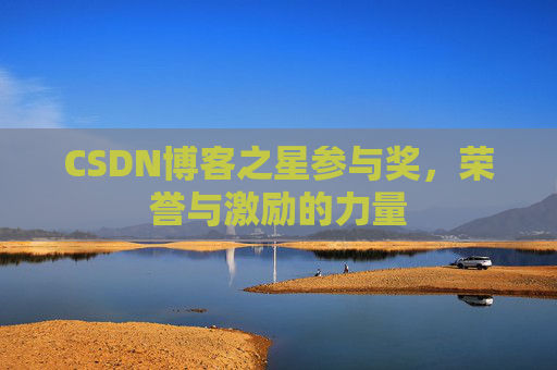 CSDN博客之星参与奖,荣誉与激励的力量
